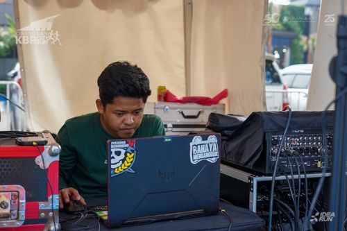 Race photo from CISANGKAN KBP CITY RUN 2025