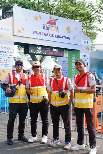 Race photo from CISANGKAN KBP CITY RUN 2025