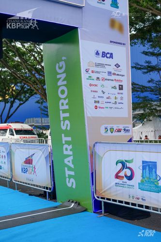 Race photo from CISANGKAN KBP CITY RUN 2025