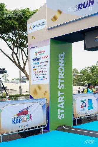 Race photo from CISANGKAN KBP CITY RUN 2025