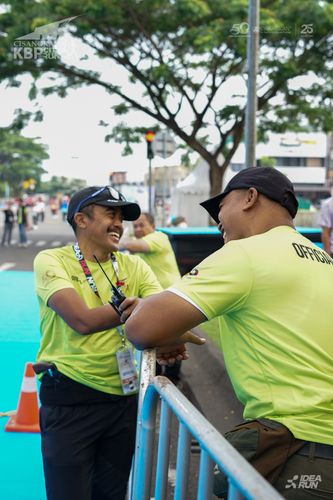 Race photo from CISANGKAN KBP CITY RUN 2025