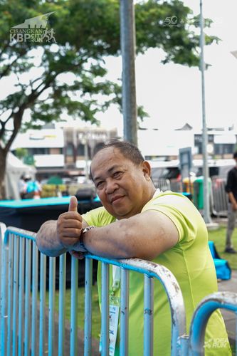 Race photo from CISANGKAN KBP CITY RUN 2025
