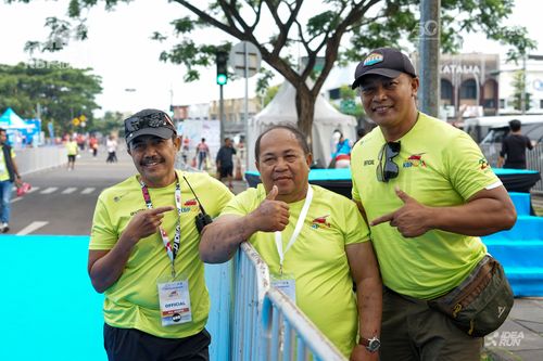 Race photo from CISANGKAN KBP CITY RUN 2025