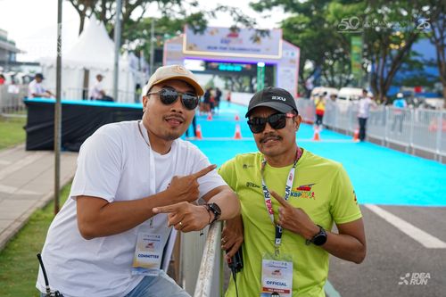 Race photo from CISANGKAN KBP CITY RUN 2025