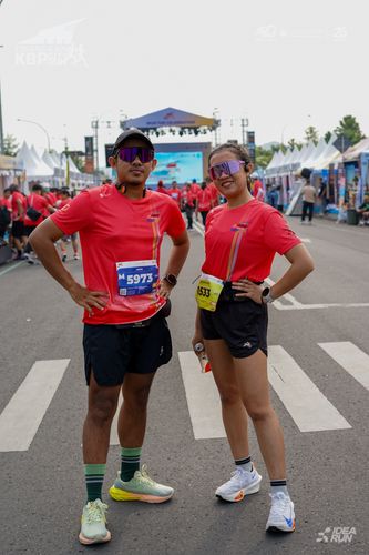 Race photo from CISANGKAN KBP CITY RUN 2025