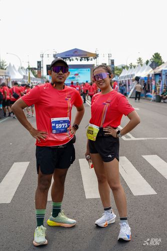Race photo from CISANGKAN KBP CITY RUN 2025