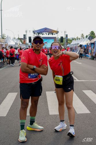 Race photo from CISANGKAN KBP CITY RUN 2025