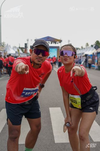 Race photo from CISANGKAN KBP CITY RUN 2025