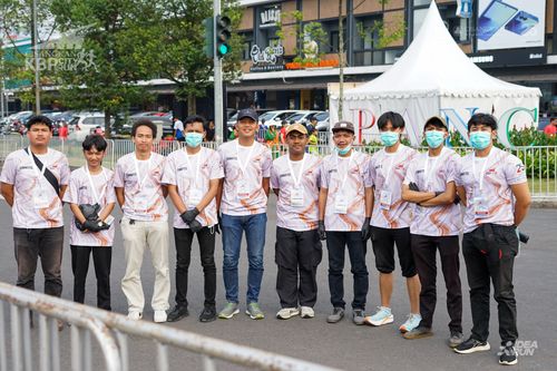 Race photo from CISANGKAN KBP CITY RUN 2025
