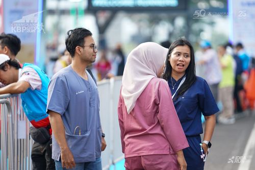 Race photo from CISANGKAN KBP CITY RUN 2025