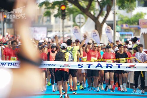 Race photo from CISANGKAN KBP CITY RUN 2025
