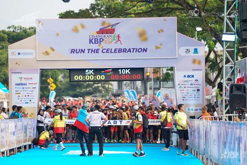 Race photo from CISANGKAN KBP CITY RUN 2025