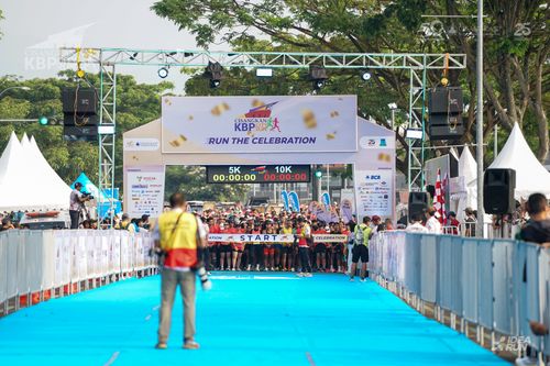 Race photo from CISANGKAN KBP CITY RUN 2025
