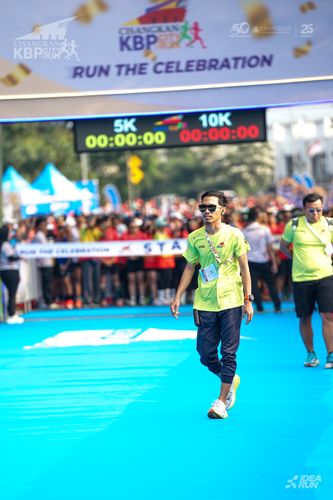 Race photo from CISANGKAN KBP CITY RUN 2025