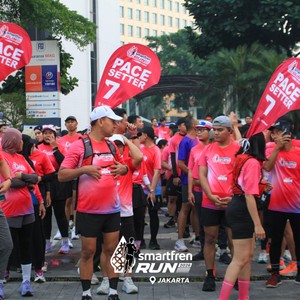 Race photo from SMARTFREN RUN 2026 VIBES