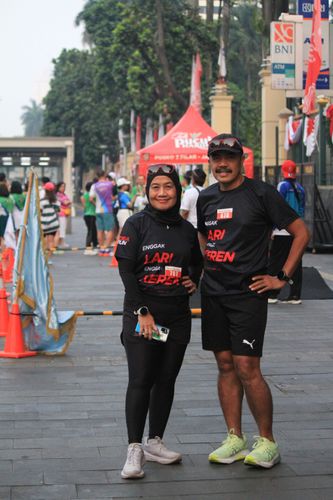 Race photo from Soft Launching Buku "Enggak Lari, Enggak Keren" & IdeaRun