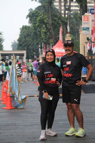Race photo from Soft Launching Buku "Enggak Lari, Enggak Keren" & IdeaRun