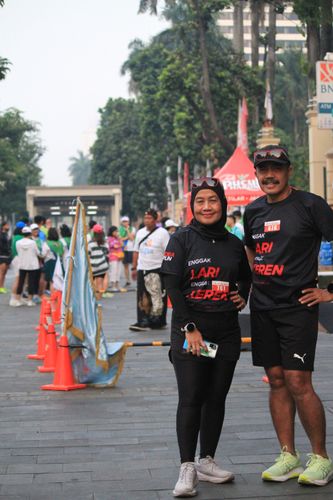 Race photo from Soft Launching Buku "Enggak Lari, Enggak Keren" & IdeaRun