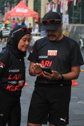 Race photo from Soft Launching Buku "Enggak Lari, Enggak Keren" & IdeaRun
