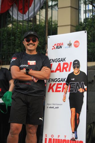 Race photo from Soft Launching Buku "Enggak Lari, Enggak Keren" & IdeaRun