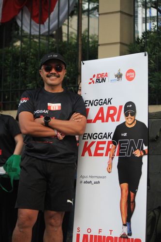 Race photo from Soft Launching Buku "Enggak Lari, Enggak Keren" & IdeaRun