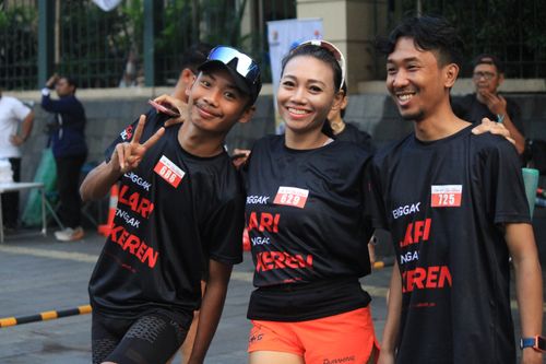 Race photo from Soft Launching Buku "Enggak Lari, Enggak Keren" & IdeaRun