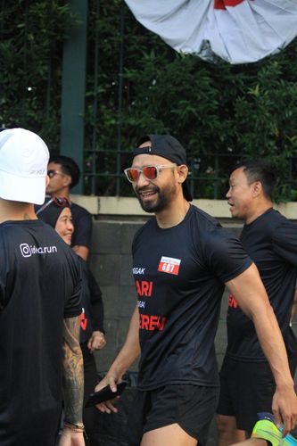 Race photo from Soft Launching Buku "Enggak Lari, Enggak Keren" & IdeaRun