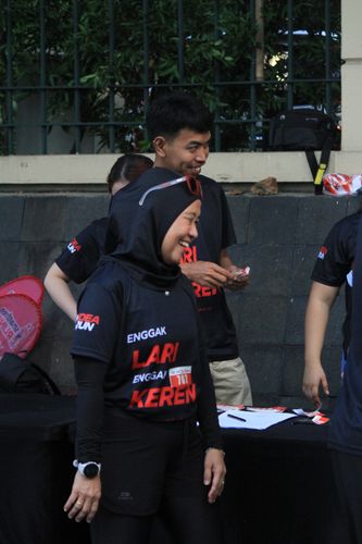 Race photo from Soft Launching Buku "Enggak Lari, Enggak Keren" & IdeaRun