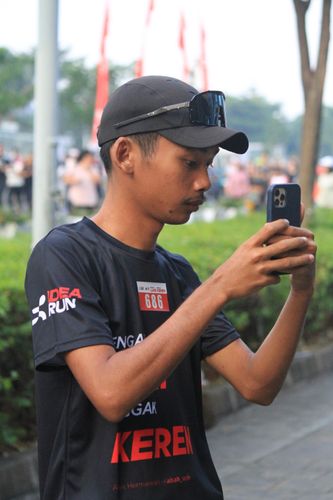 Race photo from Soft Launching Buku "Enggak Lari, Enggak Keren" & IdeaRun