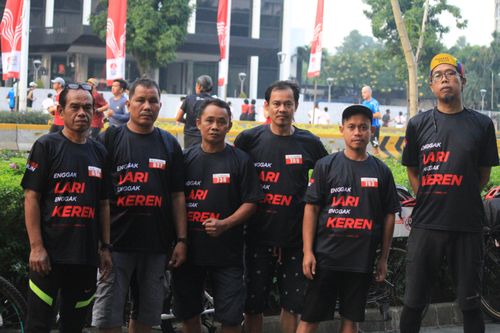 Race photo from Soft Launching Buku "Enggak Lari, Enggak Keren" & IdeaRun