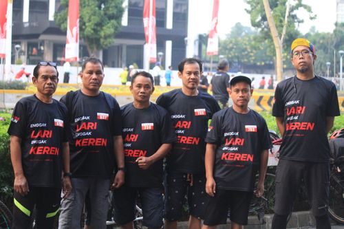 Race photo from Soft Launching Buku "Enggak Lari, Enggak Keren" & IdeaRun