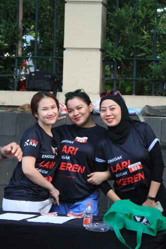 Race photo from Soft Launching Buku "Enggak Lari, Enggak Keren" & IdeaRun