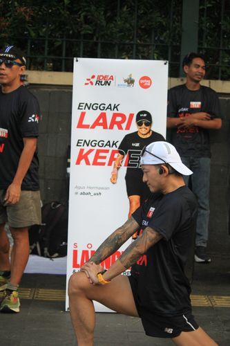 Race photo from Soft Launching Buku "Enggak Lari, Enggak Keren" & IdeaRun
