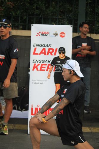 Race photo from Soft Launching Buku "Enggak Lari, Enggak Keren" & IdeaRun