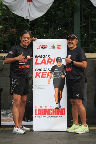 Race photo from Soft Launching Buku "Enggak Lari, Enggak Keren" & IdeaRun