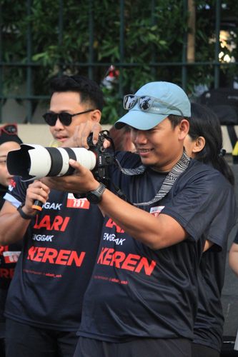 Race photo from Soft Launching Buku "Enggak Lari, Enggak Keren" & IdeaRun