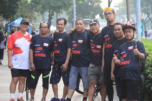 Race photo from Soft Launching Buku "Enggak Lari, Enggak Keren" & IdeaRun