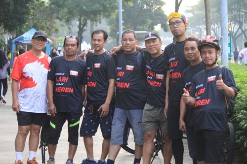 Race photo from Soft Launching Buku "Enggak Lari, Enggak Keren" & IdeaRun