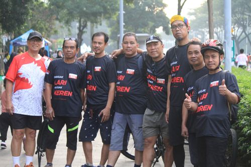 Race photo from Soft Launching Buku "Enggak Lari, Enggak Keren" & IdeaRun