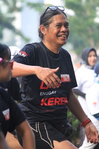 Race photo from Soft Launching Buku "Enggak Lari, Enggak Keren" & IdeaRun