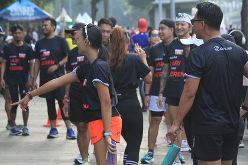 Race photo from Soft Launching Buku "Enggak Lari, Enggak Keren" & IdeaRun