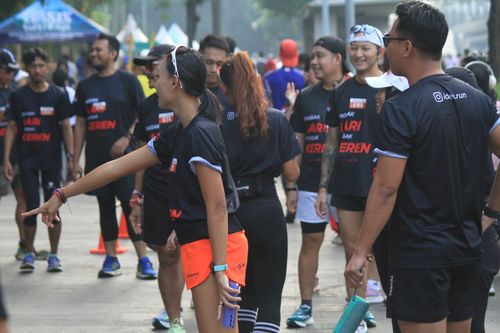 Race photo from Soft Launching Buku "Enggak Lari, Enggak Keren" & IdeaRun