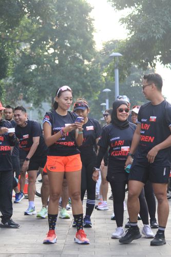 Race photo from Soft Launching Buku "Enggak Lari, Enggak Keren" & IdeaRun