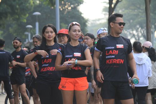 Race photo from Soft Launching Buku "Enggak Lari, Enggak Keren" & IdeaRun