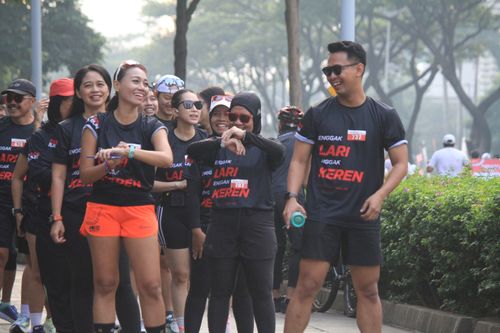 Race photo from Soft Launching Buku "Enggak Lari, Enggak Keren" & IdeaRun