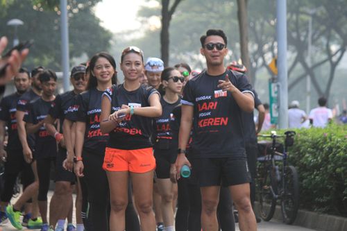 Race photo from Soft Launching Buku "Enggak Lari, Enggak Keren" & IdeaRun