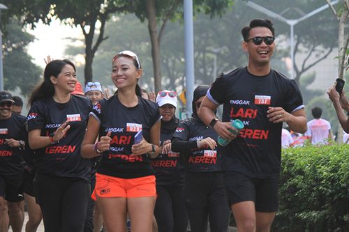 Race photo from Soft Launching Buku "Enggak Lari, Enggak Keren" & IdeaRun
