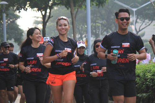 Race photo from Soft Launching Buku "Enggak Lari, Enggak Keren" & IdeaRun