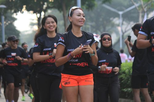 Race photo from Soft Launching Buku "Enggak Lari, Enggak Keren" & IdeaRun