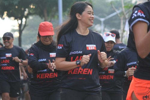 Race photo from Soft Launching Buku "Enggak Lari, Enggak Keren" & IdeaRun